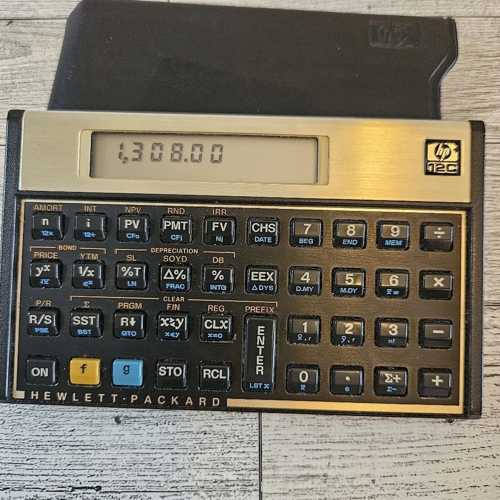 Hewlett Packard 12C Financial Calculator